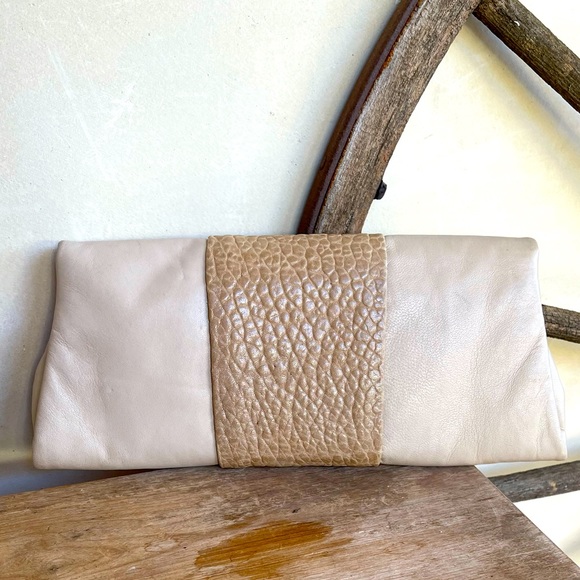 MICHELLE MONROE Leather & Croc Skull Clutch RARE!! - Picture 7 of 9